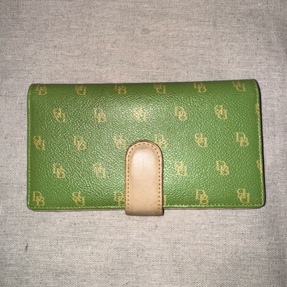 Donney & Bourke Coated Canvas Signature Monogram Wallet